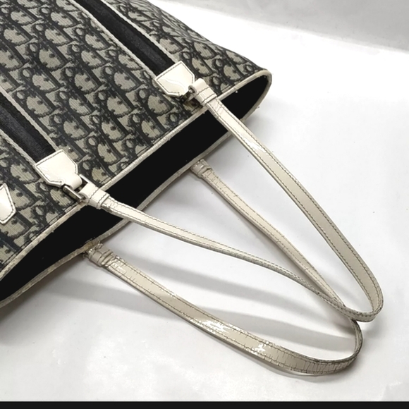 CHRISTIAN DIOR Black Monogram Trotter No 1 Shopping Tote Bag - Picture 5 of 12